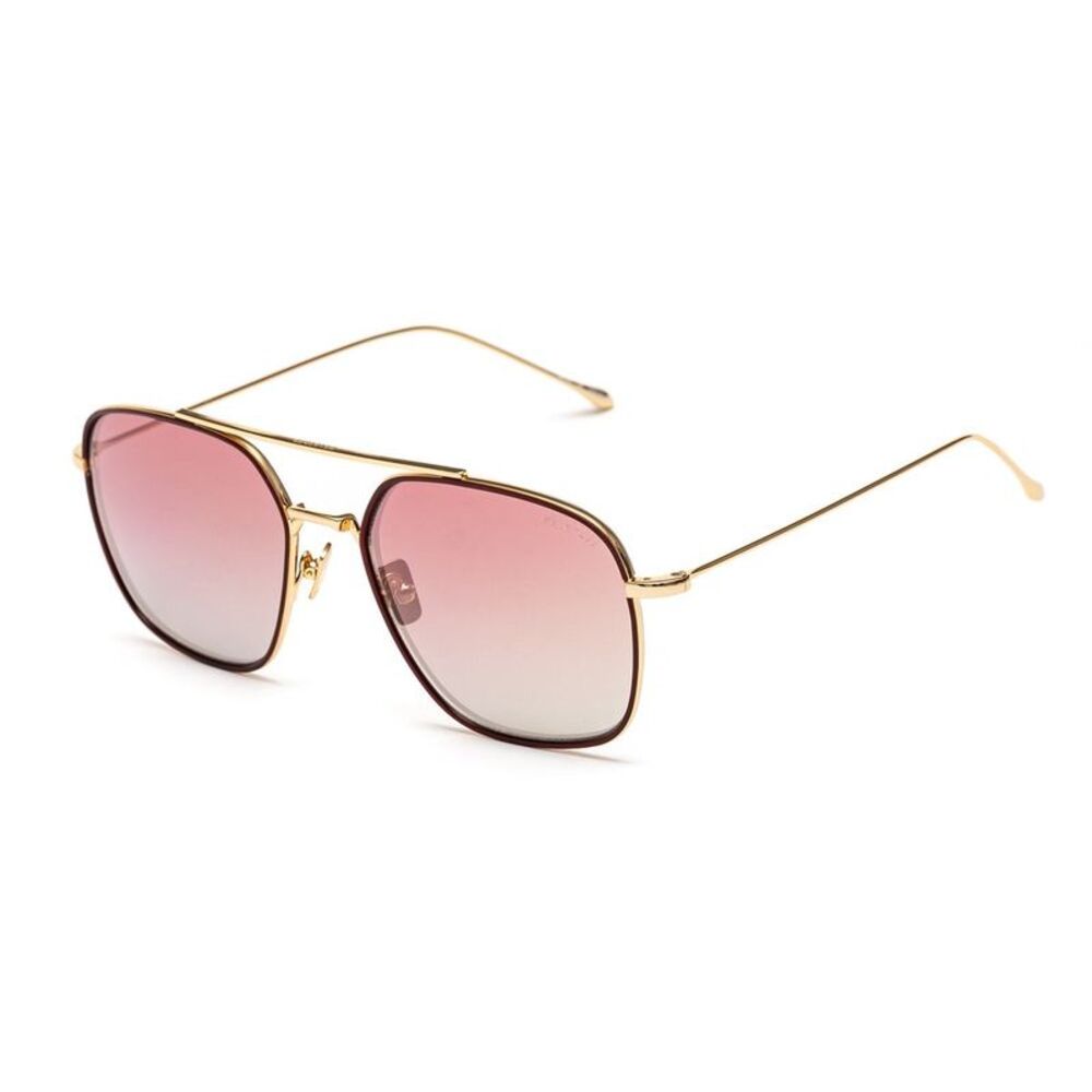 Belstaff Outlaw II Burgundy Sunglasses Men Gold
